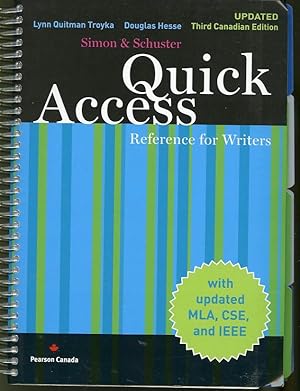 Immagine del venditore per Quick Access - Reference for Writers venduto da Librairie Le Nord