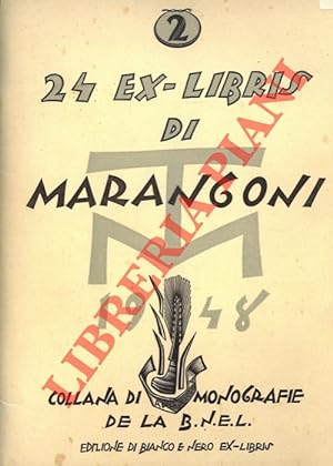 24 ex-libris di Marangoni. 1948. Collana di monografie della "Bianco e Nero E.L."