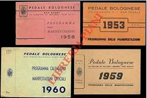 Bar Pedale - Bar Sport. Programma delle Manifestazioni : 1953, 1958, 1959, 1960.