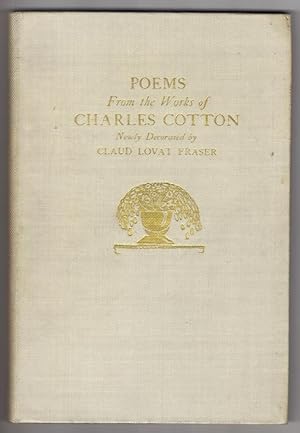 Seller image for Poems from the works of Charles Cotton, newly decorated [Together with a Prospectus] for sale by The Bookshop at Beech Cottage