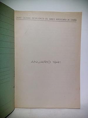 ANUARIO 1941, y 1943