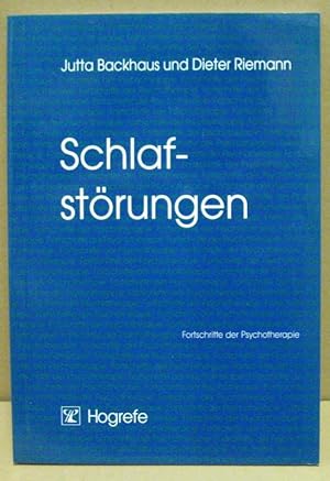 Bild des Verkufers fr Schlafstrungen. (Fortschritte der Psychotherapie. Manuale fr die Praxis 7) zum Verkauf von Nicoline Thieme