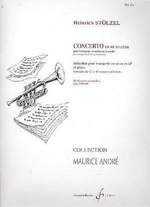 Bild des Verkufers fr Concerto r majeurpour trompette et piano (orgue) zum Verkauf von AHA-BUCH GmbH