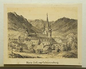 Bild des Verkufers fr Maria Zell, vom Calvarienberg". zum Verkauf von Versandantiquariat Wolfgang Friebes