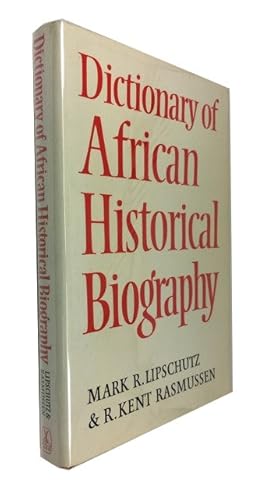 Seller image for Dictionary of African Historical Biography for sale by McBlain Books, ABAA