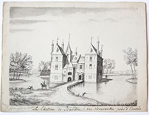 [Antique drawing] Huis te Spangen in Welstant 1550, after 1730.
