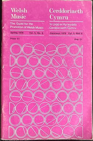 Seller image for Welsh Music Cerddoriaeth Cymru Spring 1978 Vol.5,No.8 for sale by Shore Books