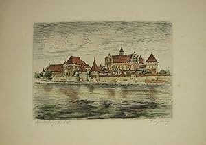 Radierung "Marienburg" Danzig (3),