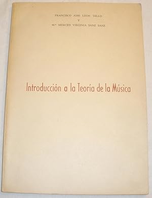 Imagen del vendedor de Introduccin a la Teora de la Msica. a la venta por Aaromadelibros