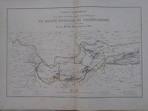 Immagine del venditore per Topographie souterraine du bassin houiller de Valenciennes. Cartes et plans. venduto da Librairie FAUGUET