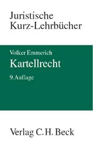 Imagen del vendedor de Kartellrecht Ein Studienbuch a la venta por Roland Antiquariat UG haftungsbeschrnkt