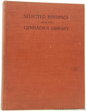 Bild des Verkufers fr Selected Bindings from the Gennadius Library. Thirty-eight plates in colour. zum Verkauf von Emile Kerssemakers ILAB