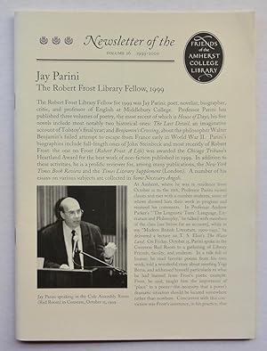 Newsletter of the Friends of the Amherst College Library, vol. 26 (for 1999-2000)