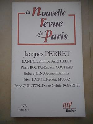 Bild des Verkufers fr La Nouvelle Revue de Paris - Revue des questions actuelles - N. 6 - juin 1986 zum Verkauf von Frederic Delbos