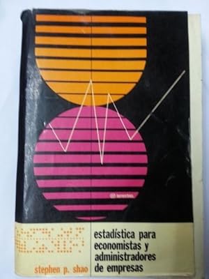 Seller image for Estadistica para economistas y administradores de empresas for sale by Libros Ambig