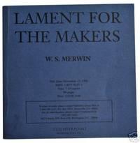 Immagine del venditore per Lament for the Makers: A Memorial Anthology venduto da Idler Fine Books