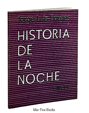 Imagen del vendedor de Historia de la Noche a la venta por Idler Fine Books