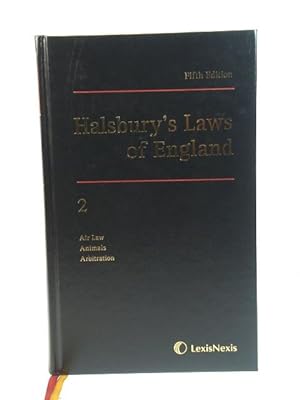 Halsbury's Laws of England: 2: Air Law, Animals, Arbitration