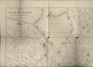 Plan de la Ville de Genève avec ses Monuments. Echèlles en mètres.