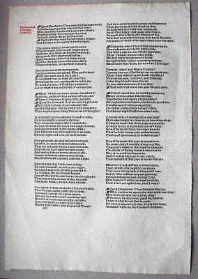 Seller image for A LEAF FROM THE WORKS OF GEOFFREY CHAUCER: TROILUS AND CRISEYDE. for sale by Barry McKay Rare Books