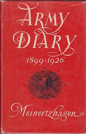 Seller image for ARMY DIARY: 1899-1926. By Colonel R. Meinertzhagen. for sale by Coch-y-Bonddu Books Ltd