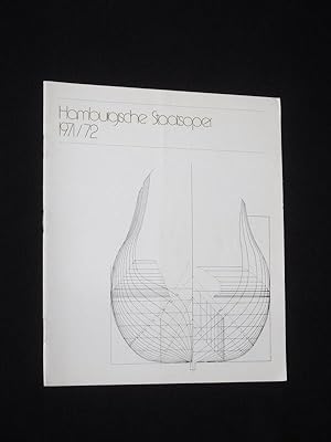 Image du vendeur pour Programmheft 12 Hamburgische Staatsoper 1971/72. TANNHUSER von Wagner. Musikal. Ltg.: Marek Janowski, Insz.: Harry Meyen, Bhnenbild: Josef Svoboda, Kostme: Jan Skalicky. Mit Franz Crass, Richard Cassilly, Tom Krause, Willy Hartmann, Franz Grundheber, Kurt Marschner, Carl Schultz, Arlene Saunders, Eva Randova, Regina Marheineke mis en vente par Fast alles Theater! Antiquariat fr die darstellenden Knste