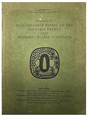 Catalogue of Fine Japanese Works of Art, Japanese Prints and Modern Chinese Paintings London Tues...