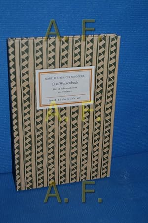 Bild des Verkäufers für Das Wiesenbuch (Insel-Bücherei Nr 426) mit 16 Scherenschnitten des Verfassers zum Verkauf von Antiquarische Fundgrube e.U.