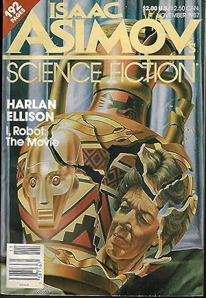 Imagen del vendedor de Isaac ASIMOV'S Science Fiction: November, Nov. 1987 ("I, Robot") a la venta por Books from the Crypt