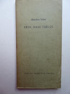 Seller image for Erde, Haus Trlos. for sale by Antiquariat Heinzelmnnchen