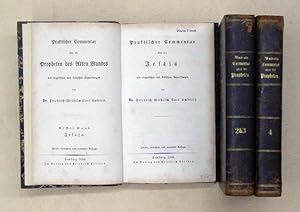 Bild des Verkufers fr Praktischer Commentar ber die Propheten des Alten Bundes mit exegetischen und kritischen Anmerkungen. [Bde. 1 - 4 (in 3 Bden.); komplett]. zum Verkauf von antiquariat peter petrej - Bibliopolium AG