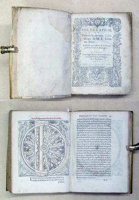 Polygraphie et vniverselle escriture cabalistique de M. I. Tritheme abbé, traduicte par Gabriel d...