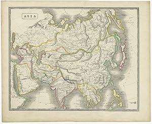 Antique Map of Asia (c.1860)