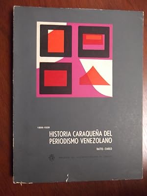 Imagen del vendedor de 1808-1830 Historia Caraquea Del Periodismo Venezolano a la venta por Libreria Babel