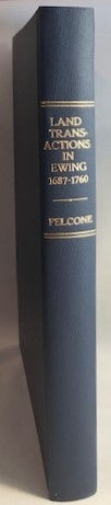 Land Transactions in Ewing Township, Mercer County, New Jersey, 1687-