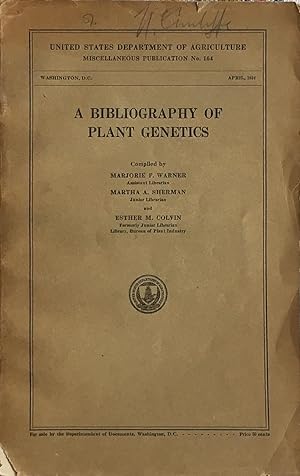 A bibliography of plant genetics