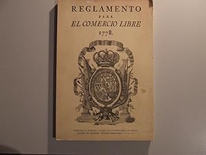 Seller image for REGLAMENTO PARA EL COMERCIO LIBRE 1778 for sale by Libros Dickens