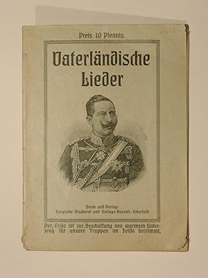 Bild des Verkufers fr Vaterlndische Lieder. zum Verkauf von Versandantiquariat Christine Laist