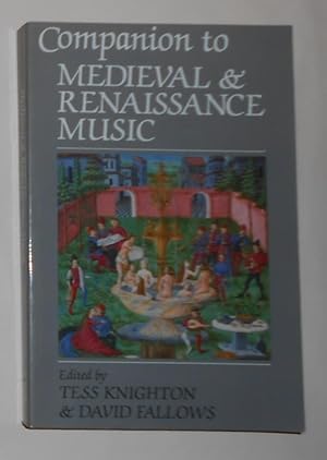 Bild des Verkufers fr Companion to Medieval and Renaissance Music zum Verkauf von David Bunnett Books