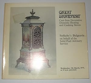 Seller image for Great Stovevent - Cast-Iron Decorative Domestic Heating and Cooking Stoves. London, 7th March / 7 Mar 1979 for sale by David Bunnett Books