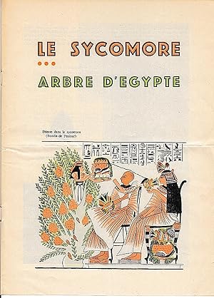Le sycomore, arbre d'Égypte. (Egypt Travel Magazine).