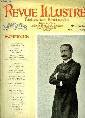 Seller image for REVUE ILLUSTREE N 21 - Variations sur le flirt par Paul Hervieu, Une villanelle par Paul Droulde, Onze jours en Espagne par Ren Baschet, M. Paul Deschanel par Spectator, Orateurs et hommes d'Etat par Paul Deschanel, Le muse Victor Hugo par Adolphe for sale by Le-Livre