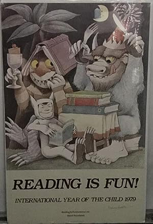 Seller image for READING IS FUN! - POSTER WITH "WHERE THE WILD THINGS ARE" CHARACTERS for sale by BUCKINGHAM BOOKS, ABAA, ILAB, IOBA