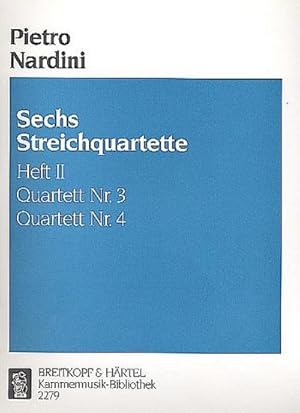 Bild des Verkufers fr 6 Streichquartette Band 2 (Nr.3-4)fr 2 Violinen, Viola und Violoncello : Stimmen zum Verkauf von AHA-BUCH GmbH