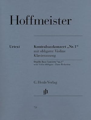 Bild des Verkufers fr Konzert Nr.1 fr Kontraba, obl. Violine und Orchesterfr Kontraba und Klavier zum Verkauf von AHA-BUCH GmbH
