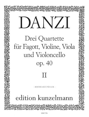 Bild des Verkufers fr Quartett d-Moll op.40,2fr Fagott und Streichtrio : Stimmen zum Verkauf von AHA-BUCH GmbH