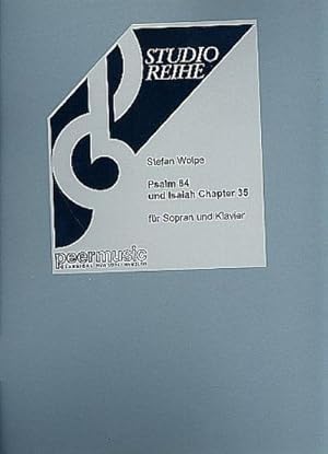 Bild des Verkufers fr Psalm 64 and Isaiah Chapter 35for soprano and piano zum Verkauf von AHA-BUCH GmbH