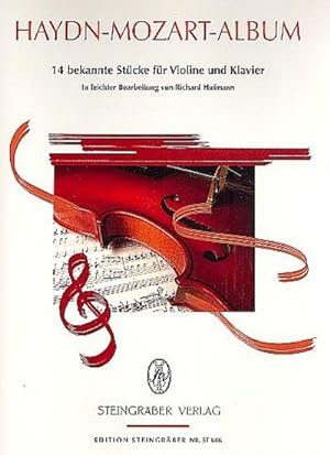 Bild des Verkufers fr Haydn-Mozart-Albumfr Violine und Klavier zum Verkauf von AHA-BUCH GmbH