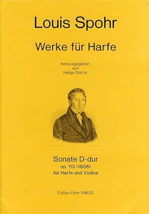 Bild des Verkufers fr Sonate D-Dur op.113 fr Harfe undVioline zum Verkauf von AHA-BUCH GmbH