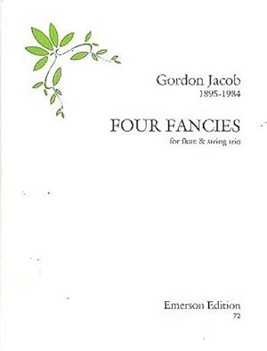 Bild des Verkufers fr 4 Fancies for fluteand string trio : score and parts zum Verkauf von AHA-BUCH GmbH
